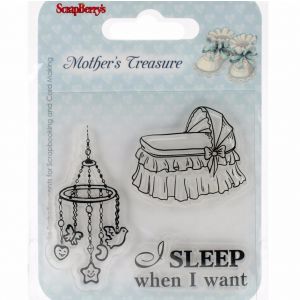 Stemple akrylowe ScrapBerry's 7cm, Mother's Treasure, 3szt